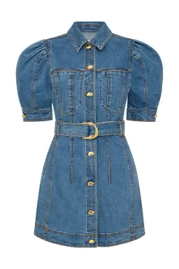 Adriana Puff Sleeve Mini Dress for rent on The Volte - image 1