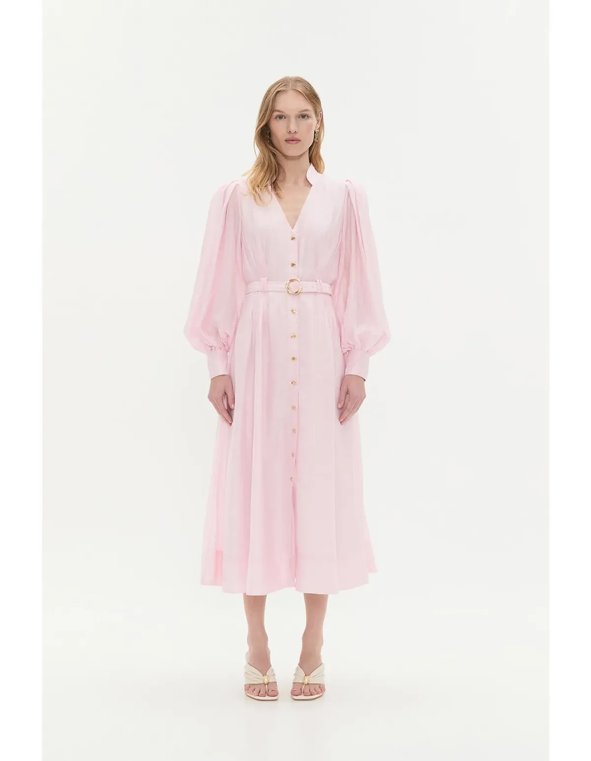 Aje Pastel Pink Dress Size 10 AU for rent on The Volte - main image