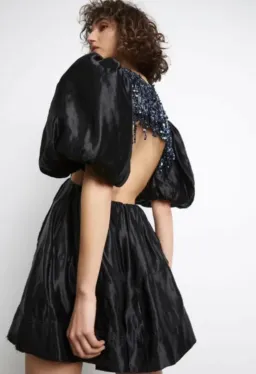 Aje Relic Beaded Dress Black Size 12 for rent on The Volte - image 3