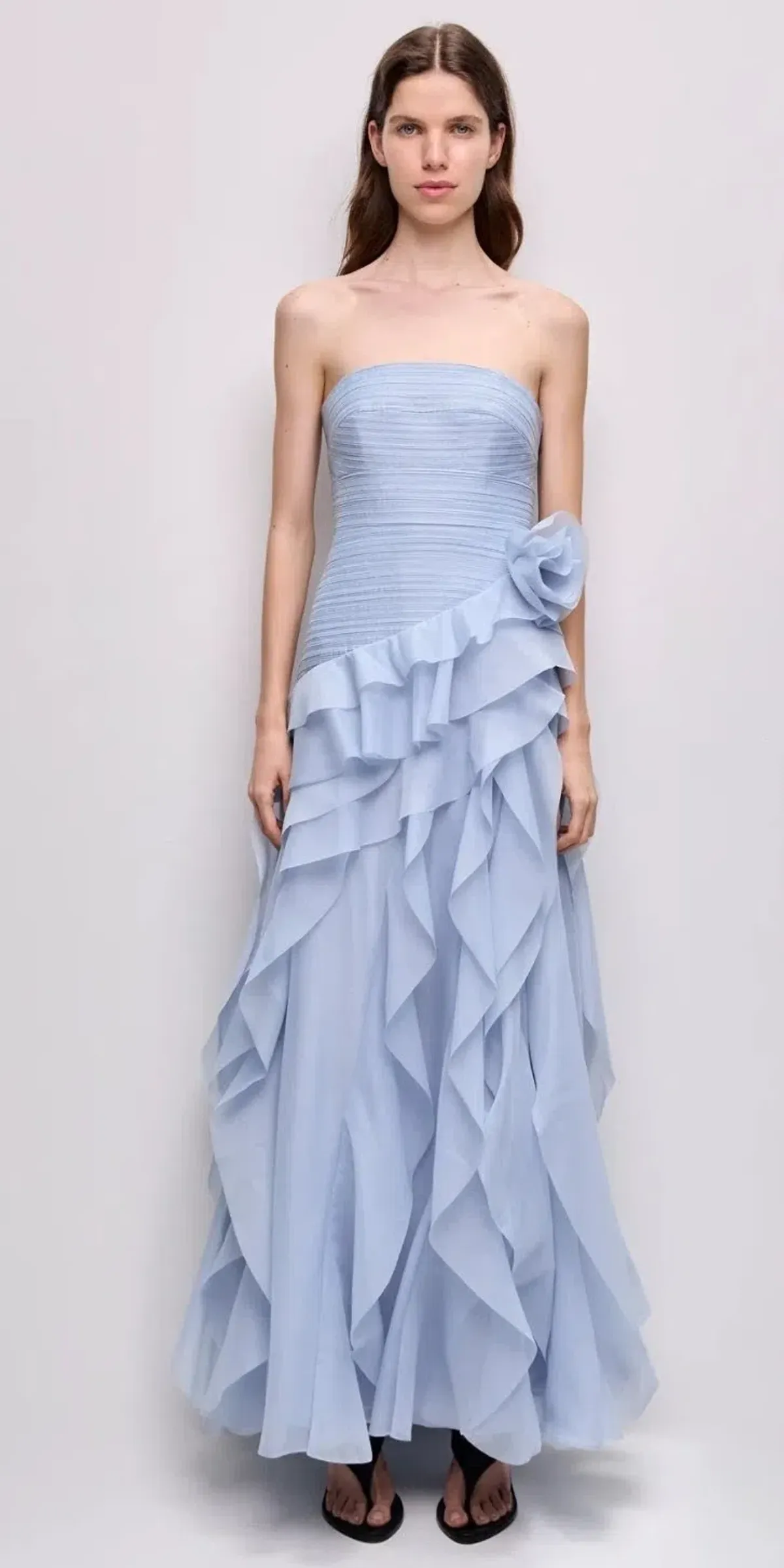 Aje Canyon Gown - Blue - Size 6 - Image 3