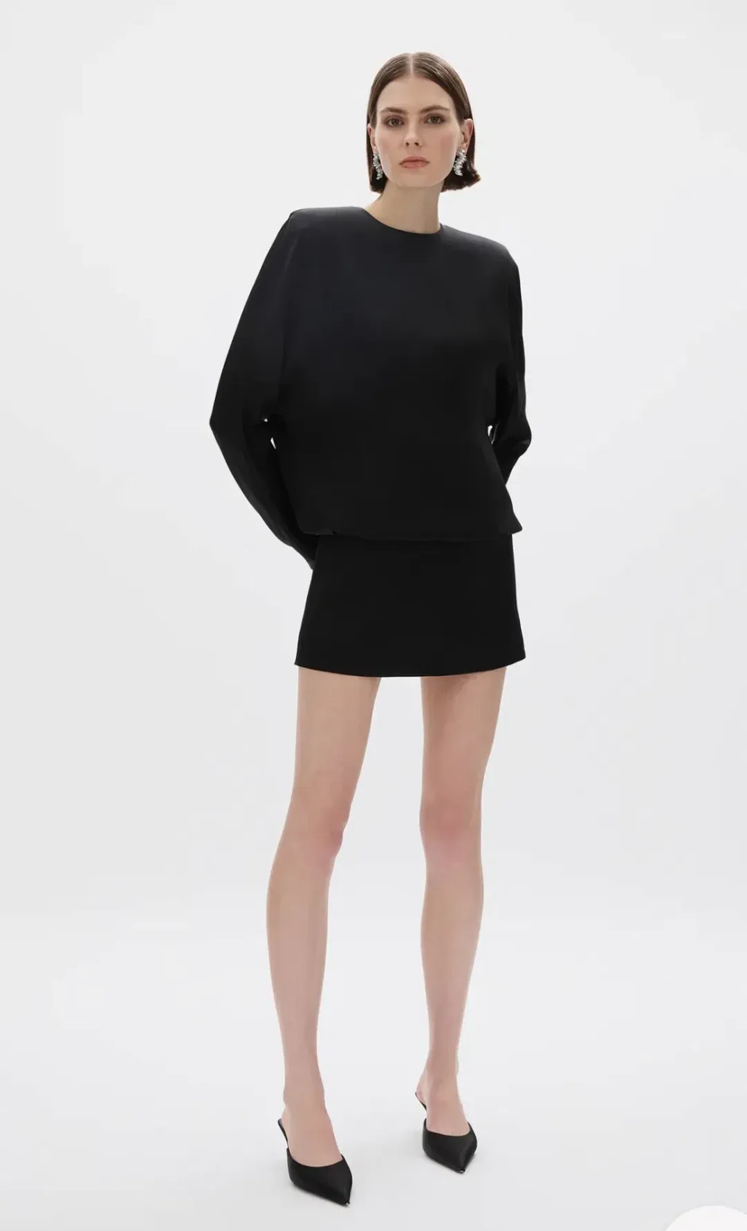 Rachel Gilbert Florida Mini Dress in black AU 8 for rent on The Volte - main image