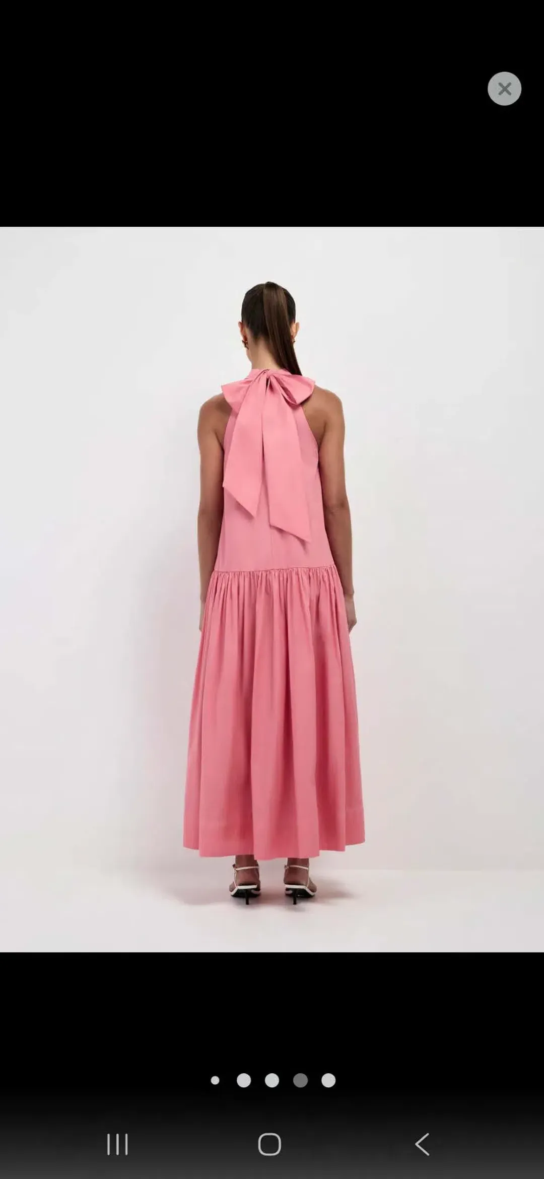 Sheike Imogen Maxi Dress Guava Size 10 for rent on The Volte - main image