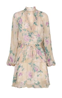 Shona Joy Donatella Drawstring Mini Dress Print Size 10 for rent on The Volte - image 5