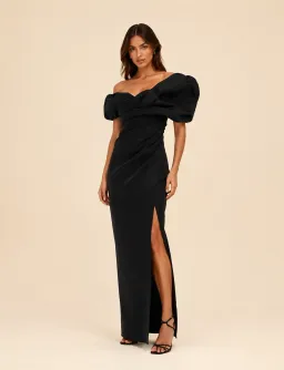 Rachel Gilbert Gia Gown in Black Size 1/AU8 for rent on The Volte - image 1