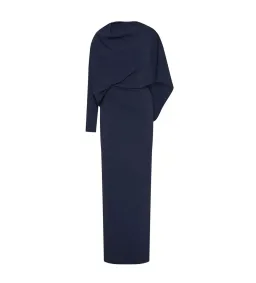 Rachel Gilbert Amaris Maxi Cape Gown in Navy Size 14 for rent on The Volte - image 1