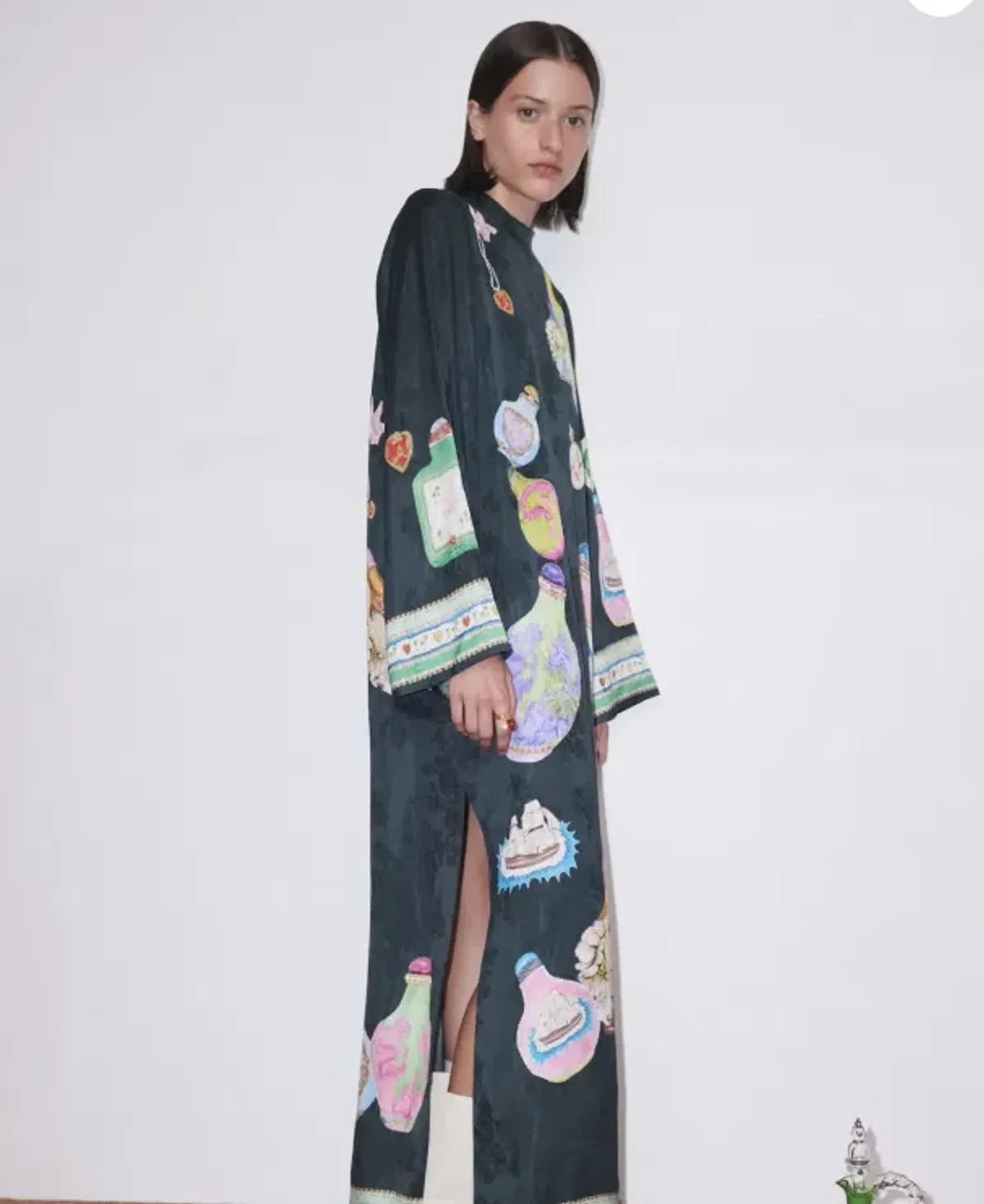 Alemais Royal Midi Dress Print Size 10 - Image 3