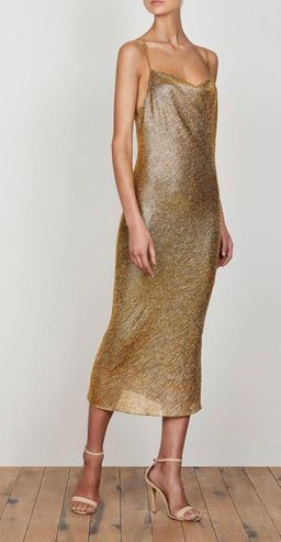 Cleo Bias Cowl Midi Dress for rent on The Volte - image 1