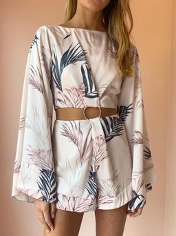 Significant Other Nowhere Romper in Palm Blush Size AU 6 for rent on The Volte - image 2