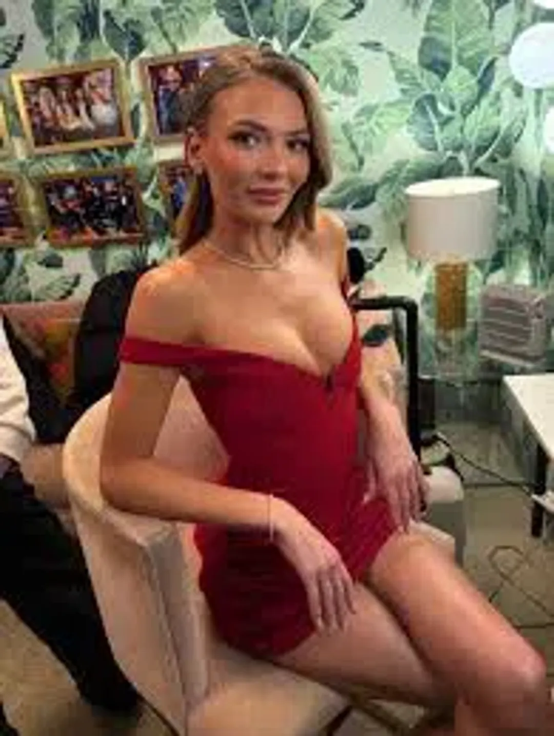Arcina Ori Avery Mini Dress Red for rent on The Volte - main image
