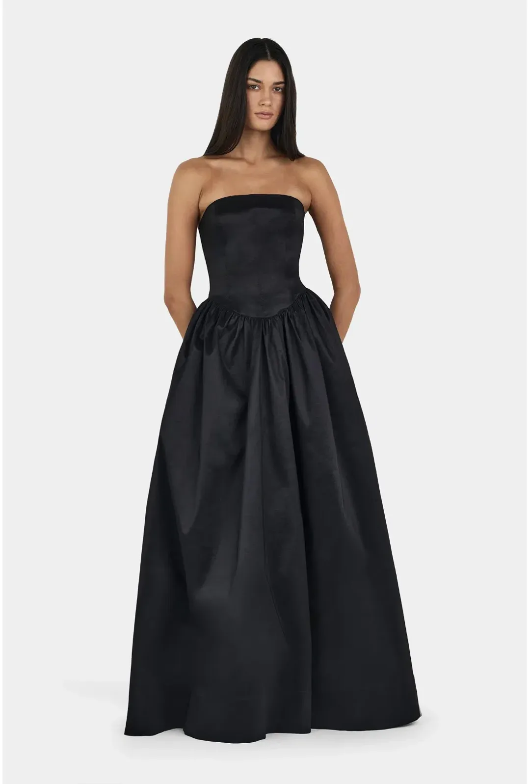 Hansen & Gretel Audrey Gown Black Size Small for rent on The Volte - main image