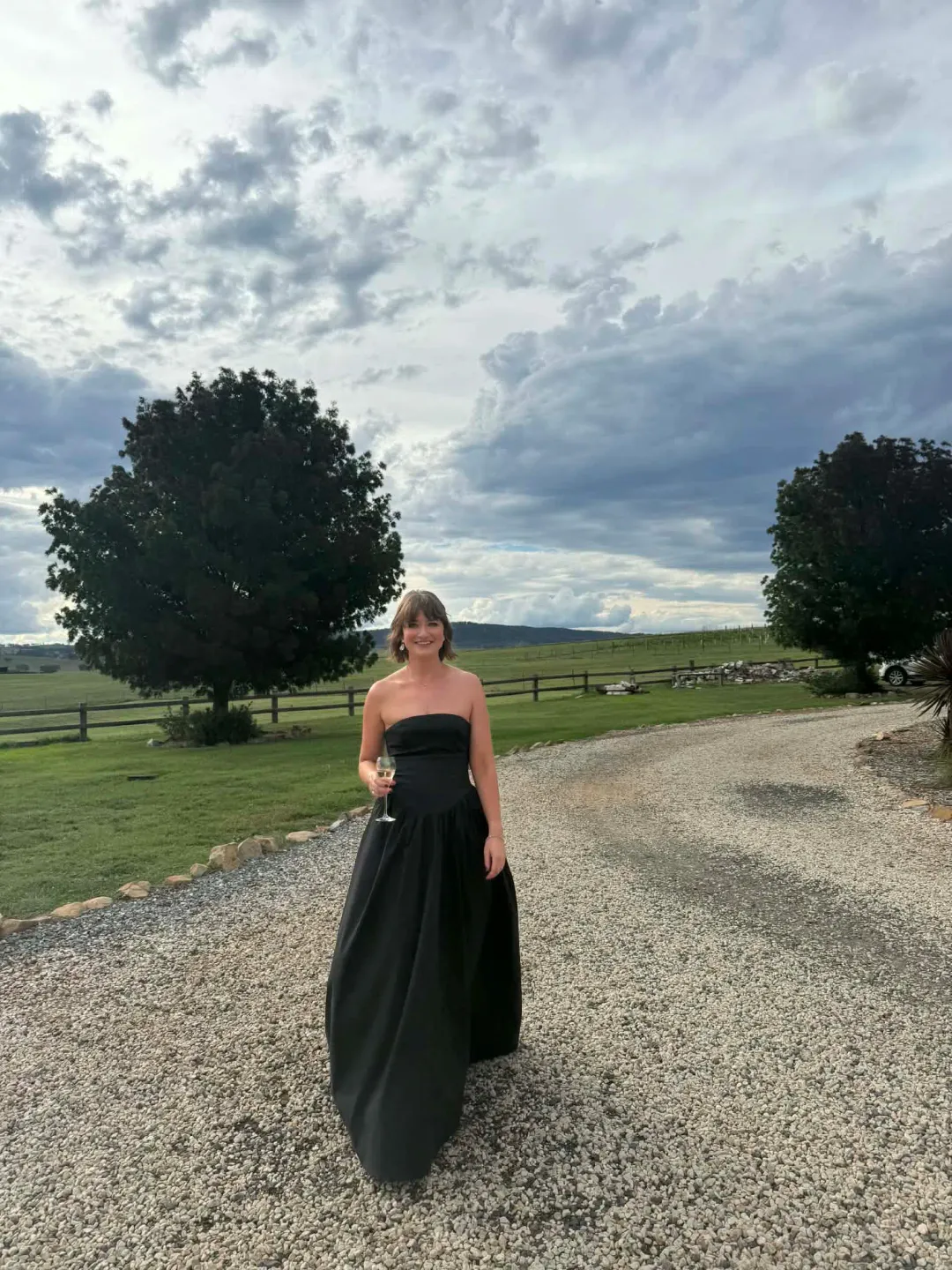 Hansen & Gretel Audrey Gown Black Size Small for rent on The Volte - main image