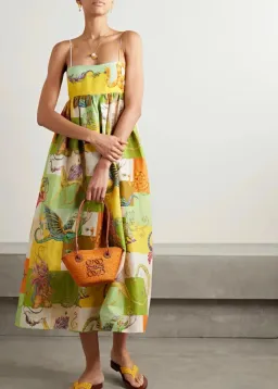 ALEMAIS – Jerome Midi Dress Multi - Size 6 for rent on The Volte - image 1