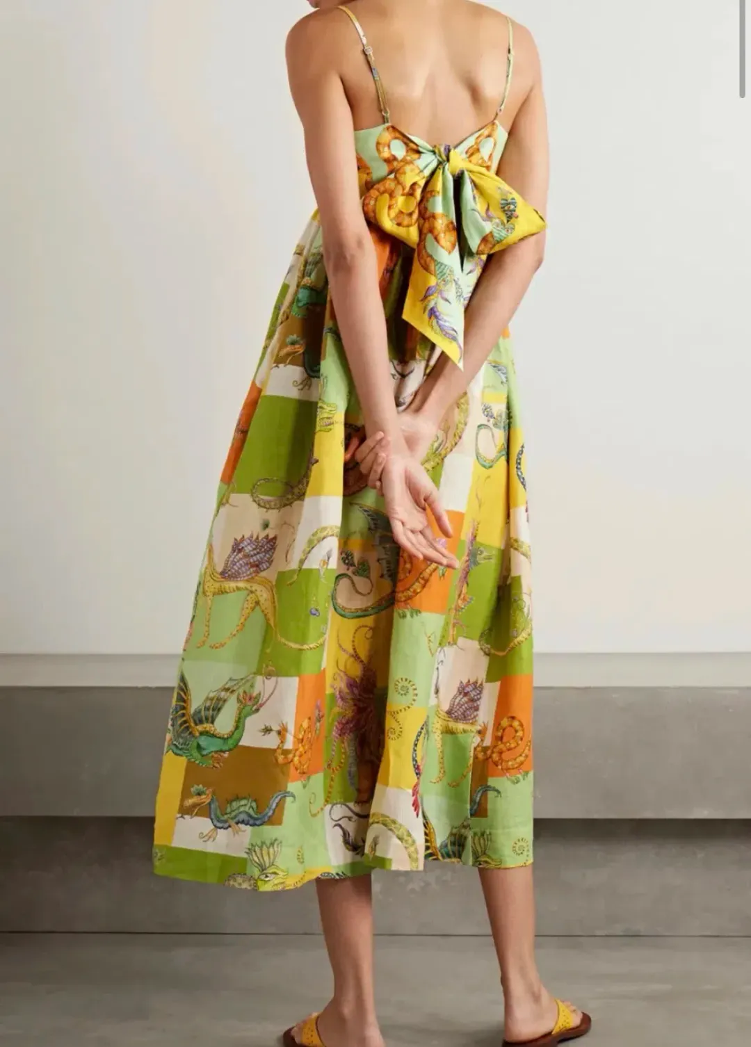 ALEMAIS – Jerome Midi Dress Multi - Size 6 for rent on The Volte - main image