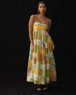ALEMAIS – Jerome Midi Dress Multi - Size 6 for rent on The Volte - image 4