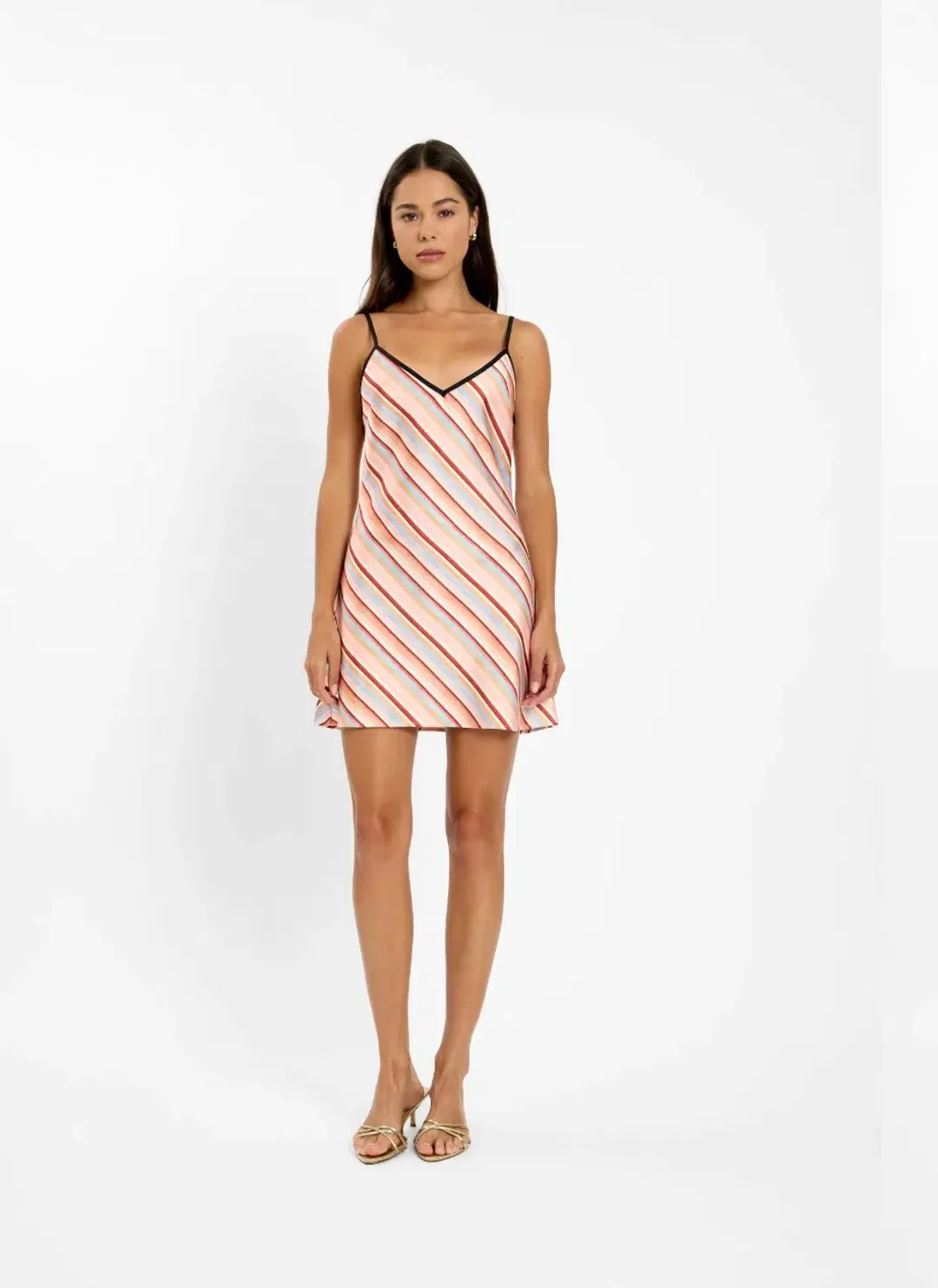 With Harper Lu - Bias Mini in Blush Stripe - Size S for rent on The Volte - main image