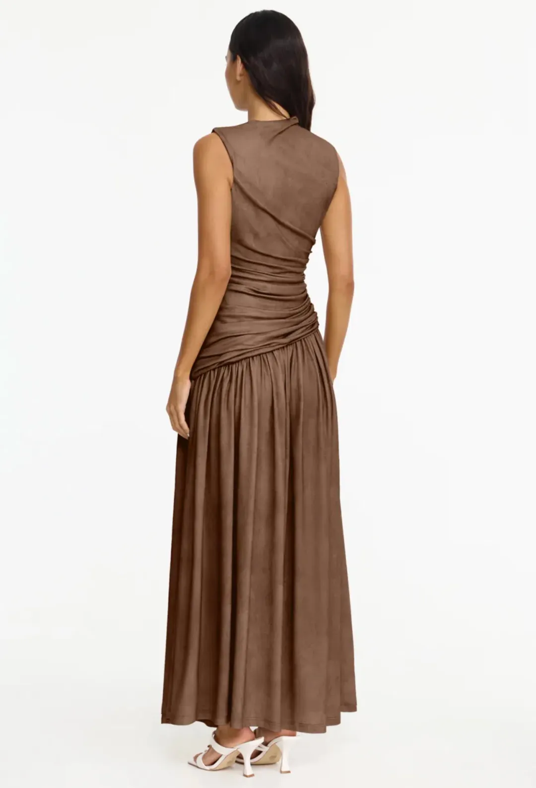 Acler Deanhill Maxi Dress size 14 Sepia for rent on The Volte - main image