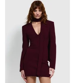 Effie Kats Bennet Mini Dress in Wine Size L/AU12 for rent on The Volte - image 3