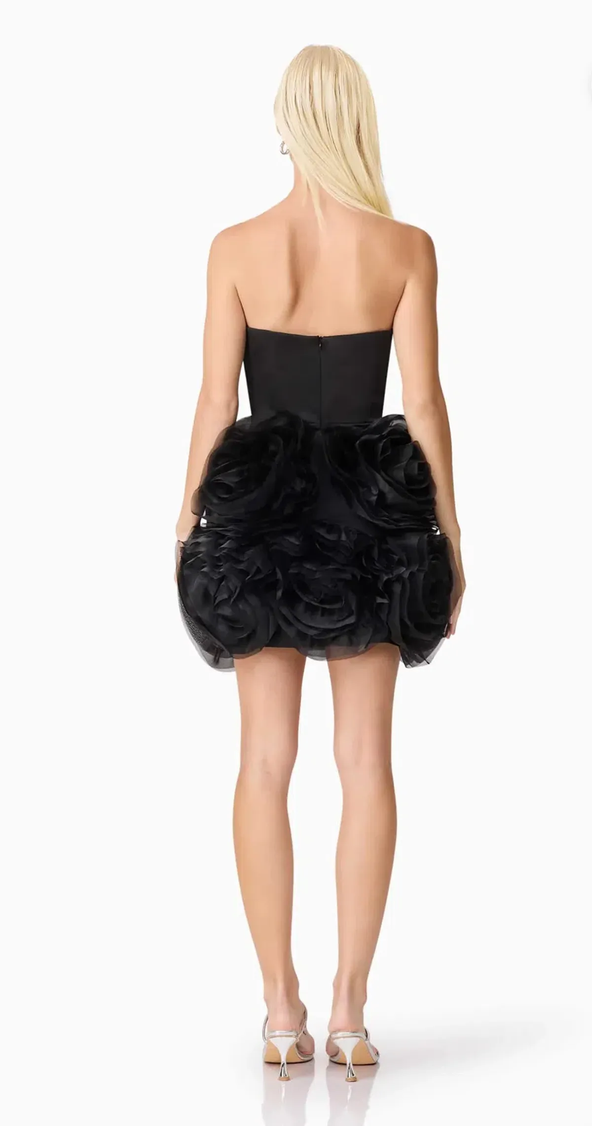 Elliatt- Asher Strapless Mini Dress- Black- Size Medium - Image 6