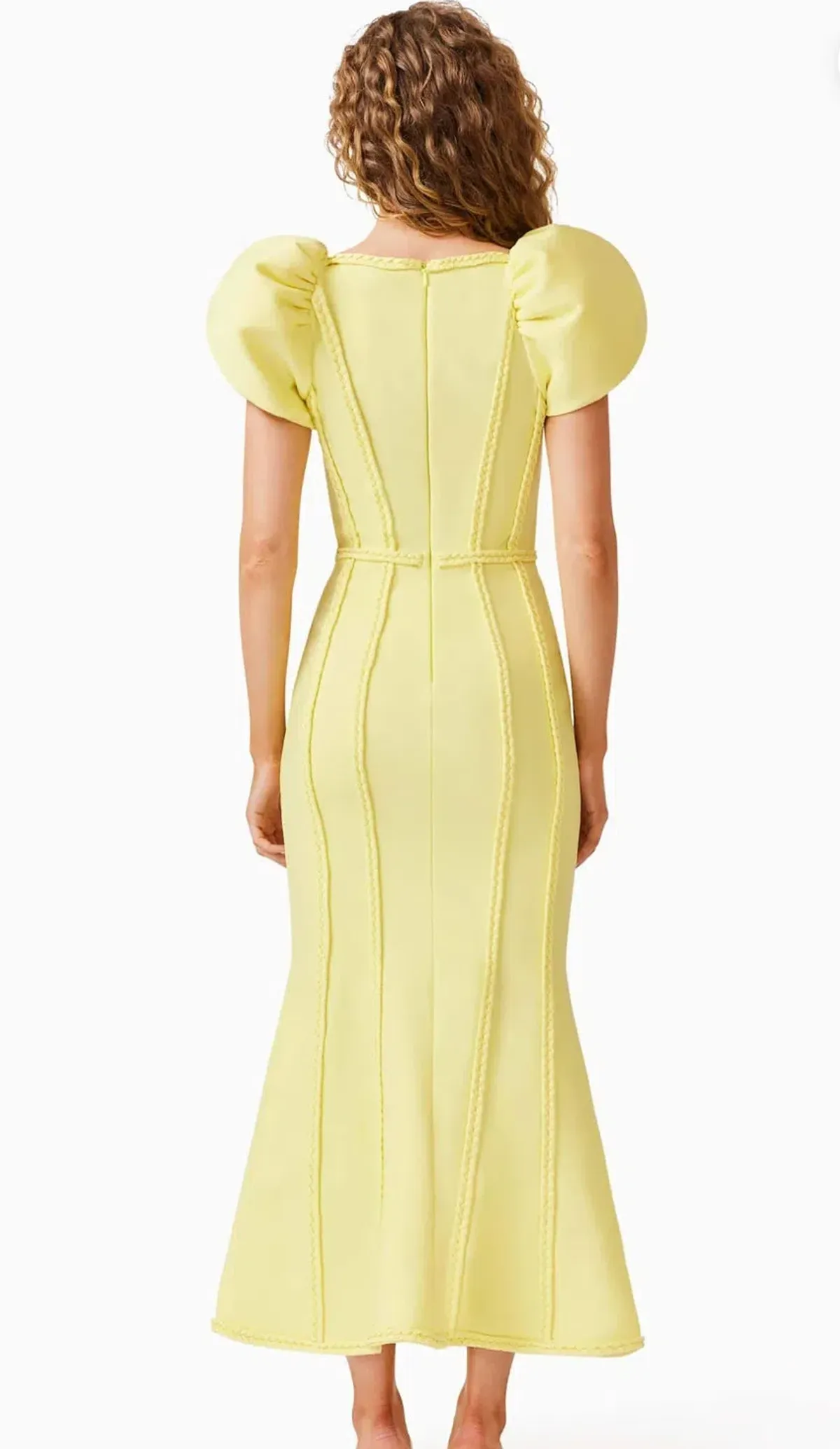 Elliatt- Katlyn Maxi Dress- Yellow- Size Medium - Image 3