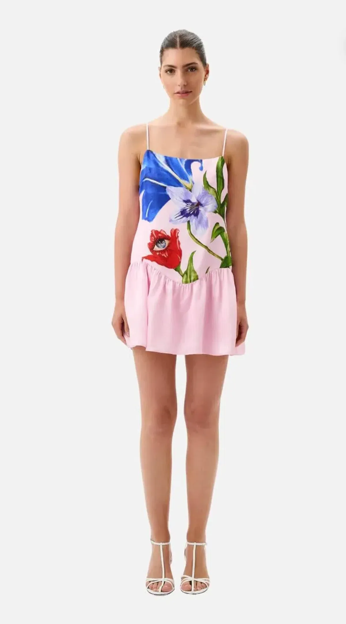 ROAME. - Livia Mini Dress- Elysium Blush Print- Size Medium - Image 1