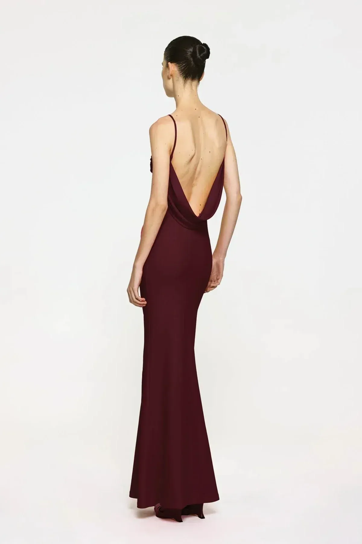 Effie Kats Havilland Gown - Wine size 10 - Image 2