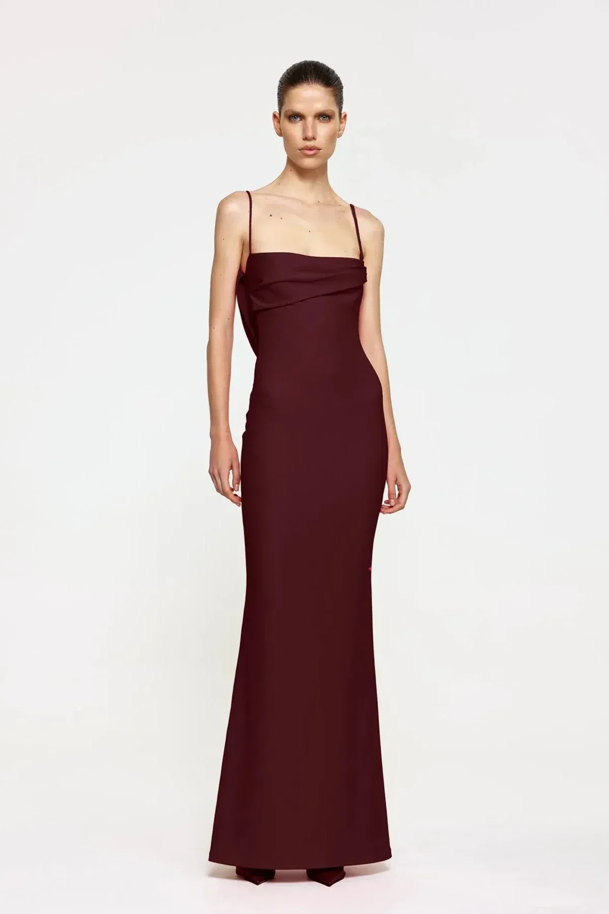 Effie Kats Havilland Gown - Wine size 10 - Image 1