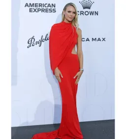 Effie Kats Aleksi Gown in Rio Size S/AU 8 for rent on The Volte - image 1