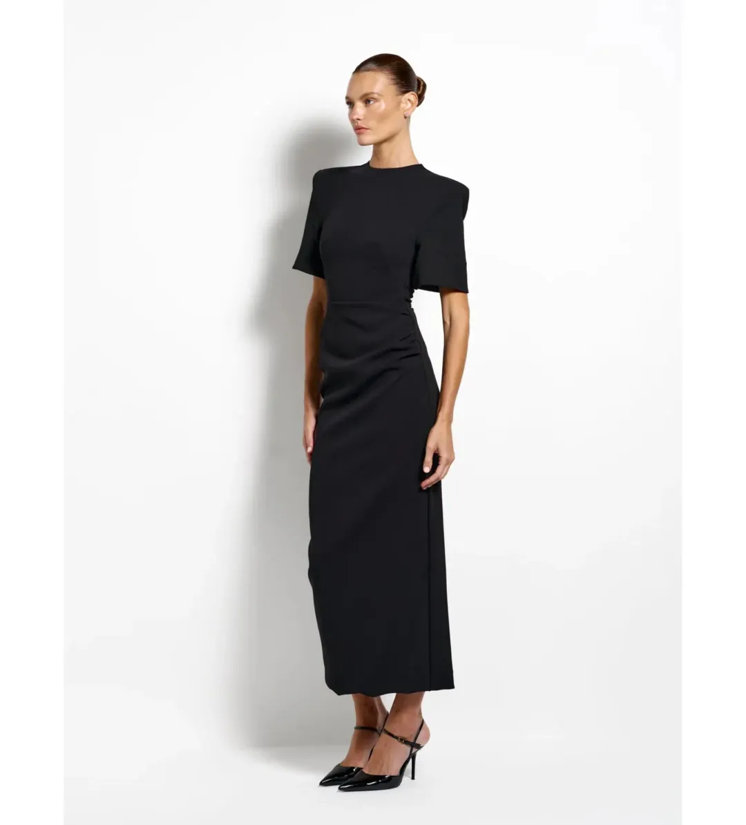 Effie Kats Evie Midi Dress Black Size 10 for rent on The Volte - main image