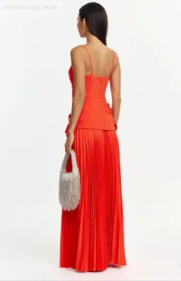 Acler Avision Maxi Dress Chilli 10 for rent on The Volte - image 2