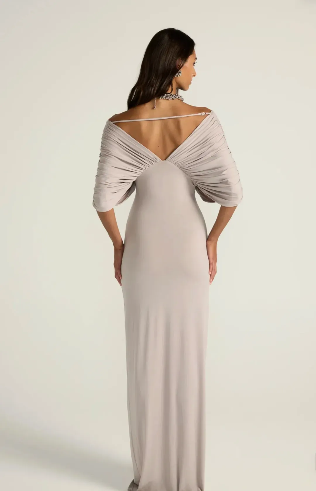 Ance Gria Grey Neve Dress S for rent on The Volte - main image