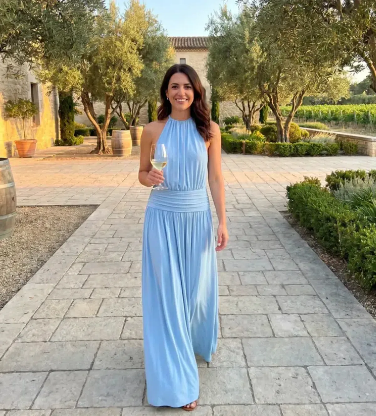 Arcina Ori Santina Maxi Dress in Sky Blue Size XS / AU 6 - Image 1