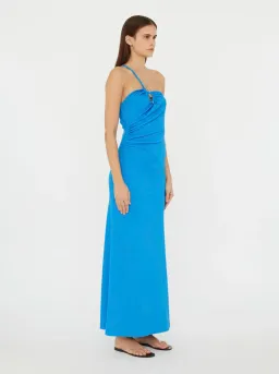 Christopher Esber Boston Blue Concave Stone Cami Dress - Size 6 AU for rent on The Volte - image 2