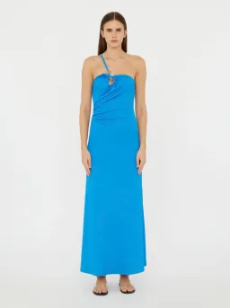 Christopher Esber Boston Blue Concave Stone Cami Dress - Size 6 AU for rent on The Volte - image 1