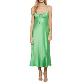 Bec & Bridge Sour Apple Silk Dress Green Size AU 6 for rent on The Volte - image 2