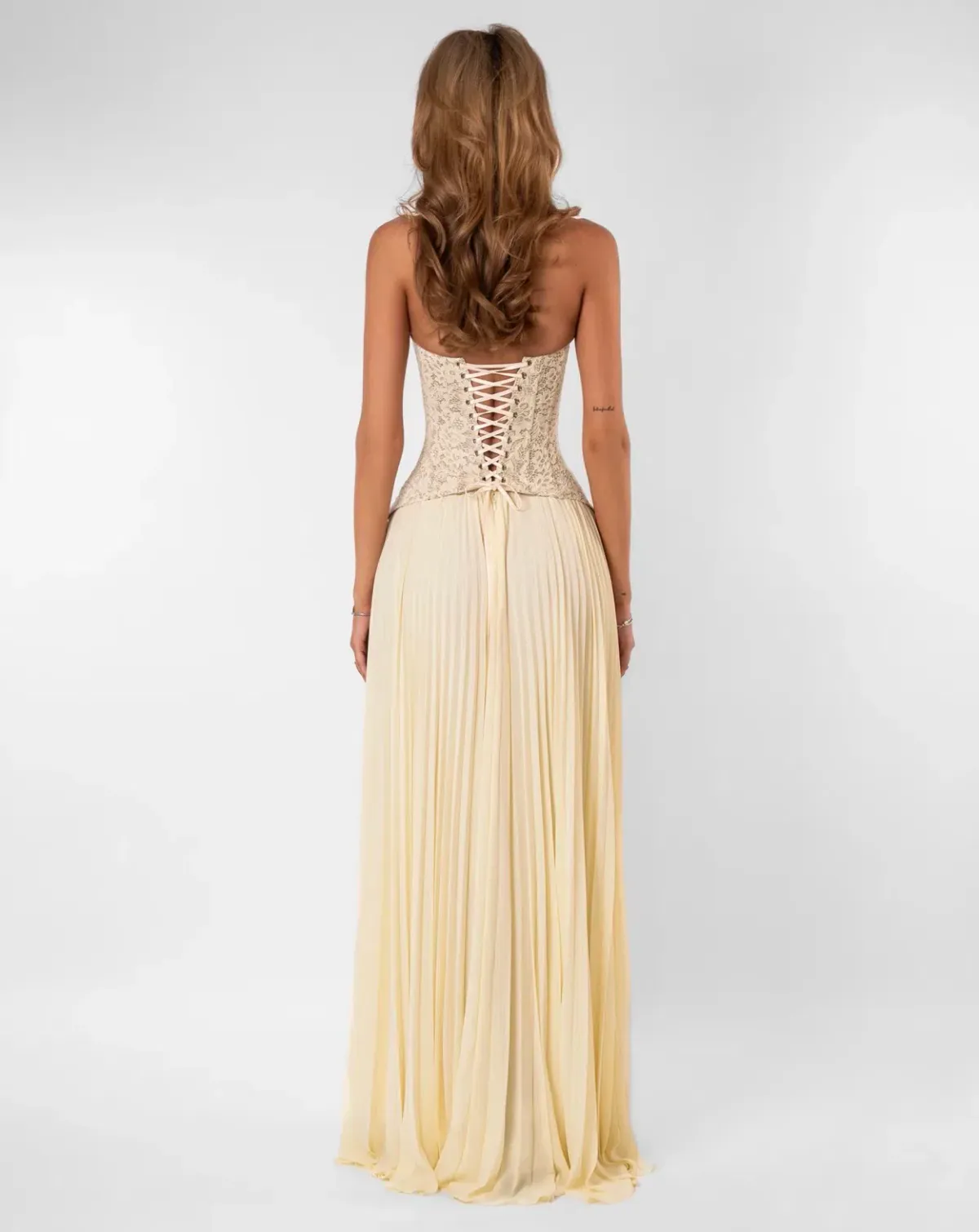 GAIA DRESS | BUTTER - SIZE 6 - Image 3