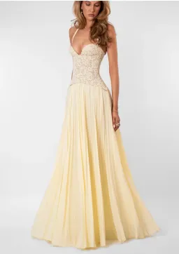 GAIA DRESS | BUTTER - SIZE 6 for rent on The Volte - image 2