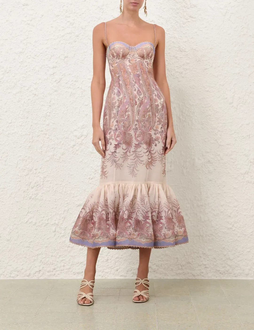 Zimmerman Paisley midi dress- Alchemy Gown for rent on The Volte - main image