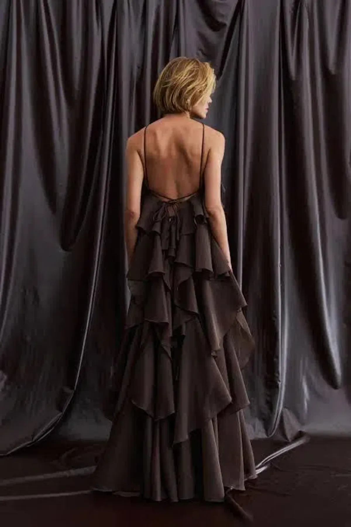 🤎Aje Pandorea Layered Maxi Dress in Carob Chocolate Brown - Size 10 AU 🤎 Tiered Ruffled Maxi Gown - Image 8