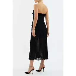 🖤 Rebecca Vallance Celia Midi Dress Size 12 AU - Black Sheer Strapless Gown 🖤 for rent on The Volte - image 2