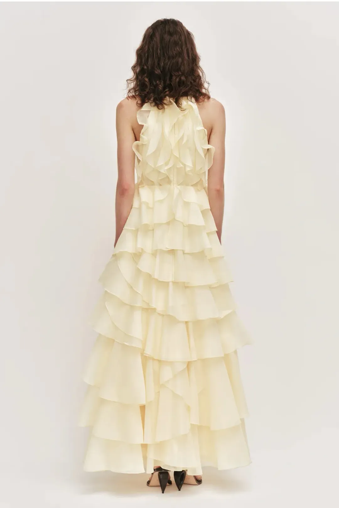 Aje Cleo Maxi Gown in Butter Yellow Size 12 for rent on The Volte - main image