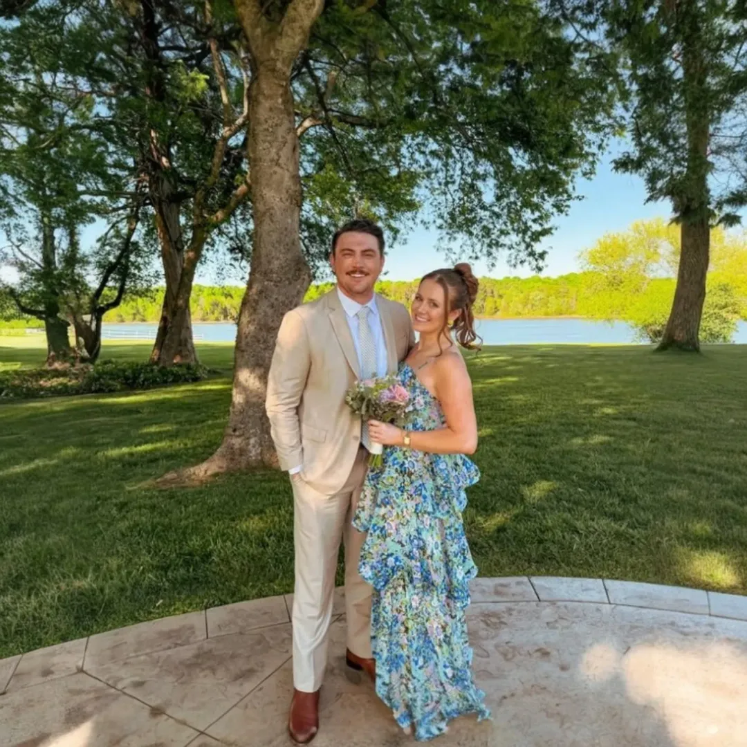 Elliatt Armani Tiered Maxi Dress In Blue Floral Size Large for rent on The Volte - main image