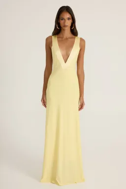 Ance Gria Rosa Gown Yellow/Lemon size XS for rent on The Volte - image 4