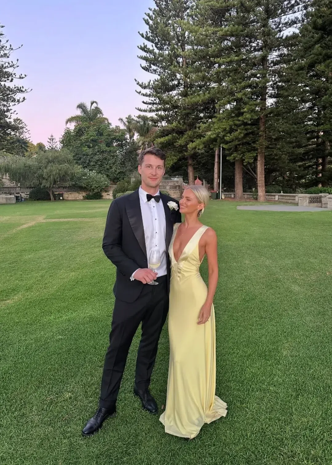 Ance Gria Rosa Gown Yellow/Lemon size XS for rent on The Volte - main image