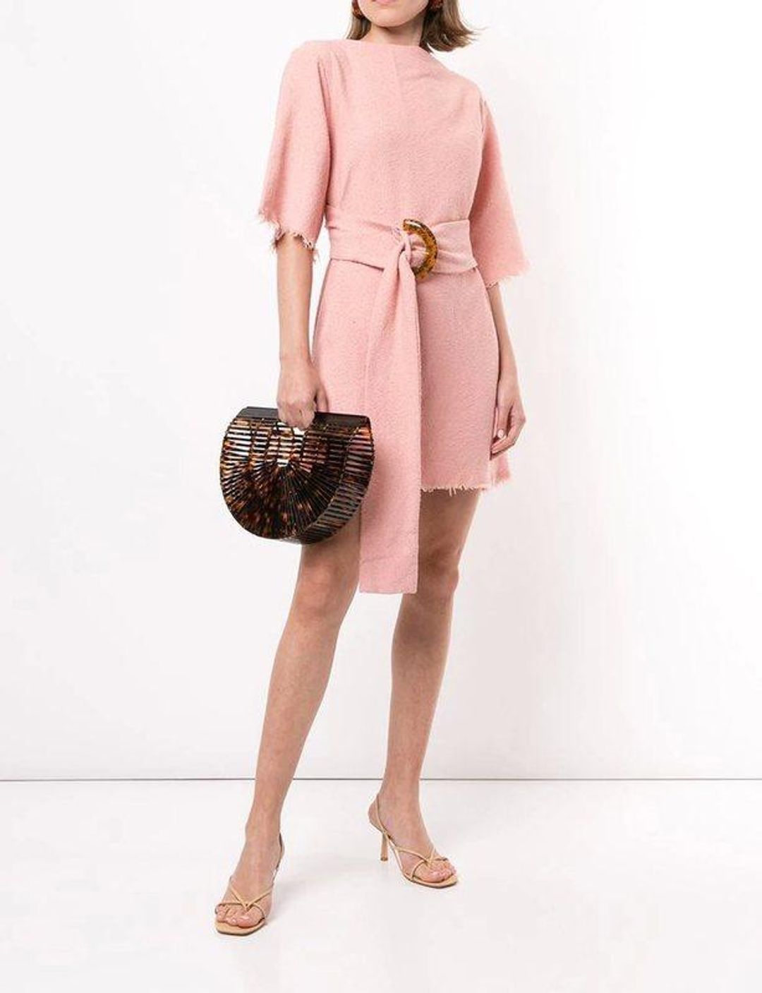 Bec & Bridge Ollie Mini Dress Musk Pink Size 8 for rent on The Volte - main image