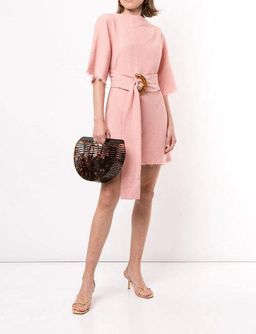 Bec & Bridge Ollie Mini Dress Musk Pink Size 8 for rent on The Volte - image 5