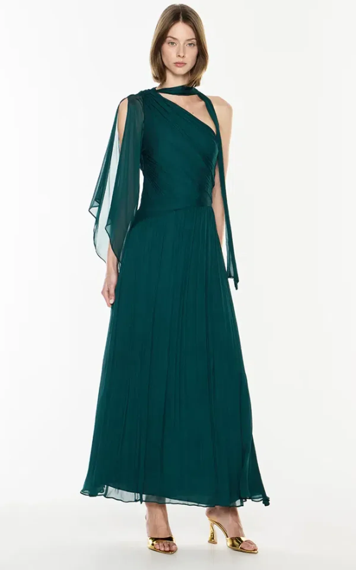 Manning Cartell Love Language Dress Emerald Green Size 12 - Image 1