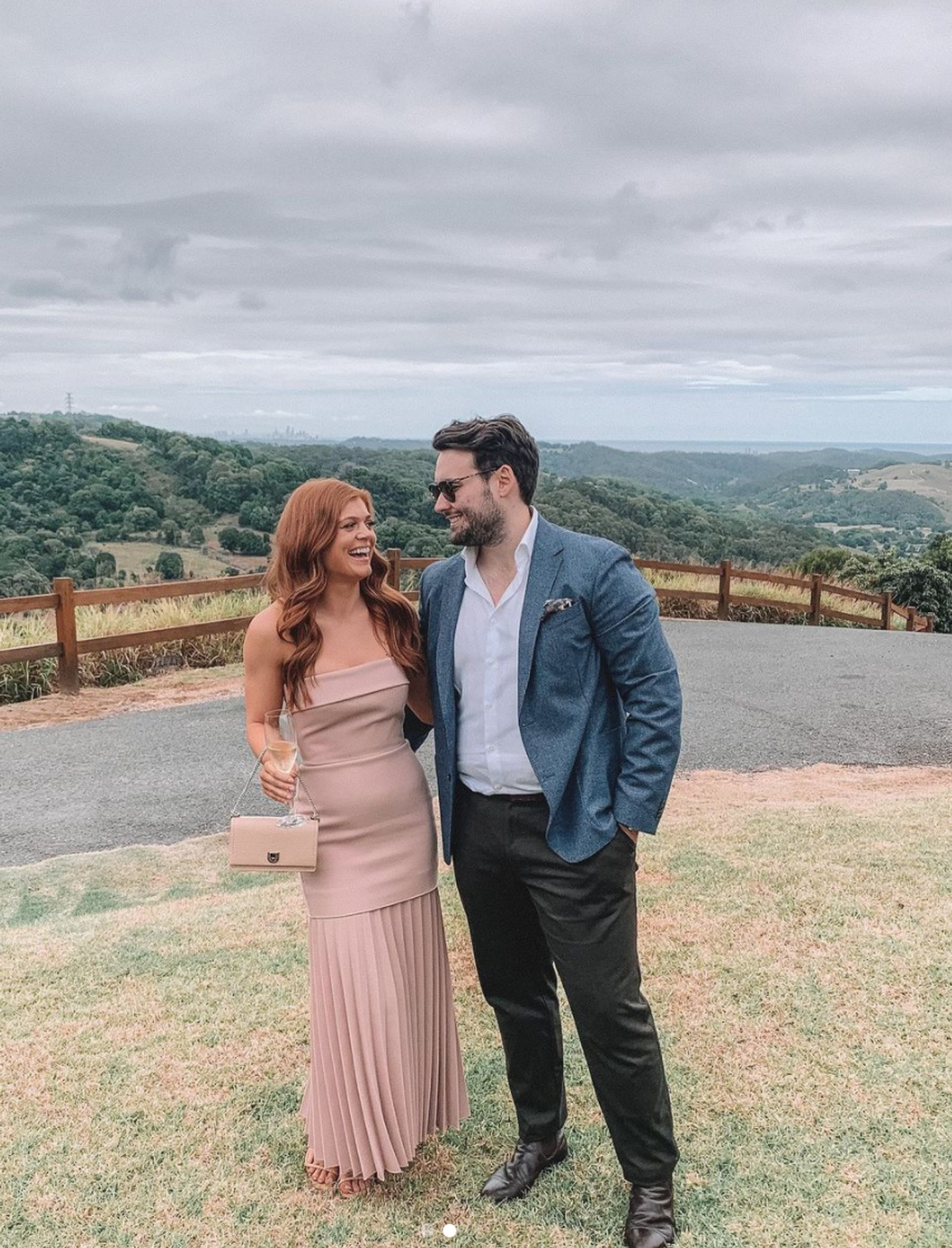 Dion Lee Linear Crepe Pleated Midi Dress Pink Size 6 - Image 5