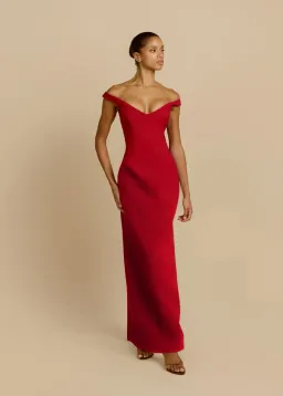 Arcina Ori Red Ellery Gown XS for rent on The Volte - image 1