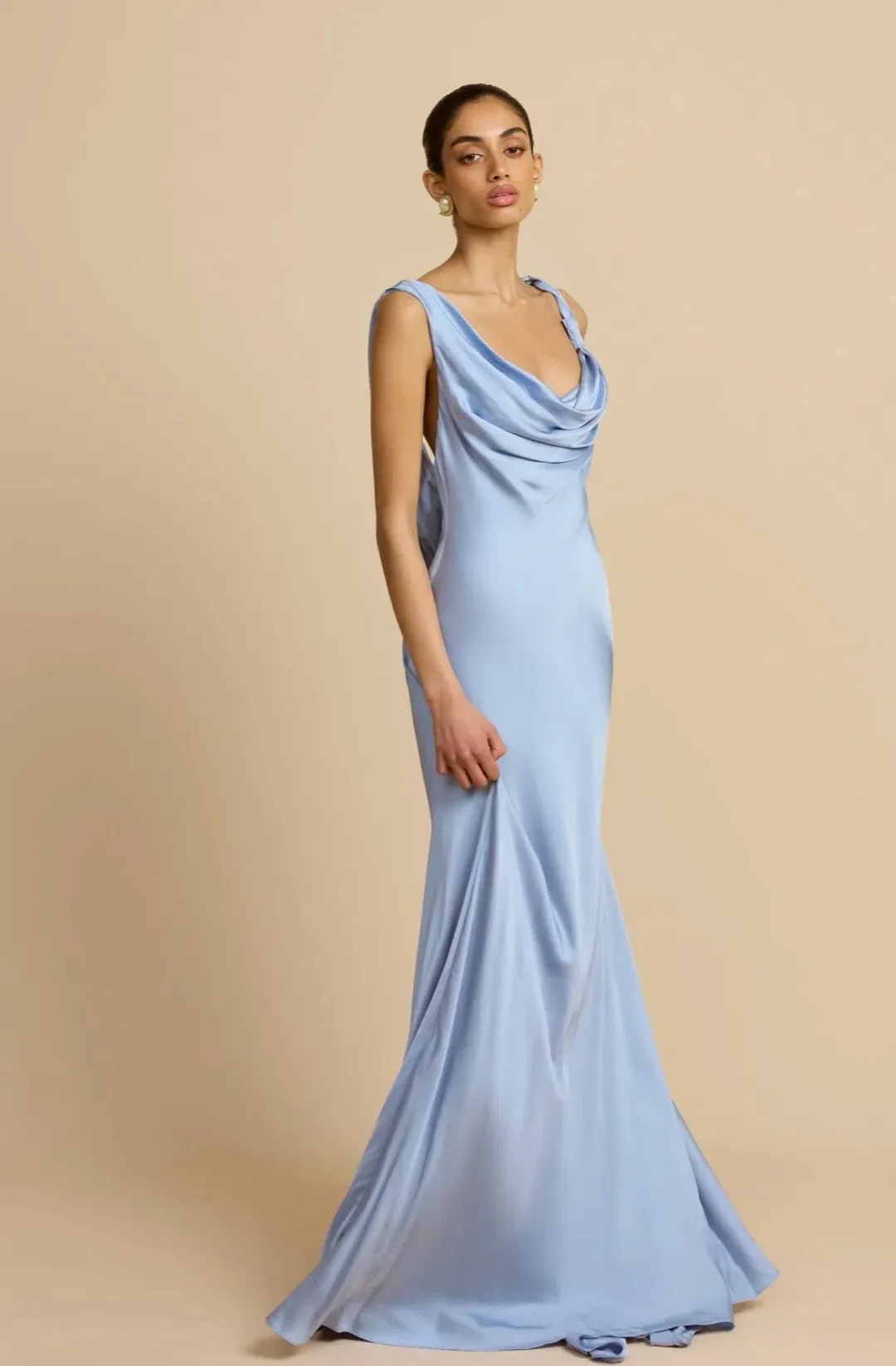 Arcina Ori Darcy Gown Blue XS for rent on The Volte - main image