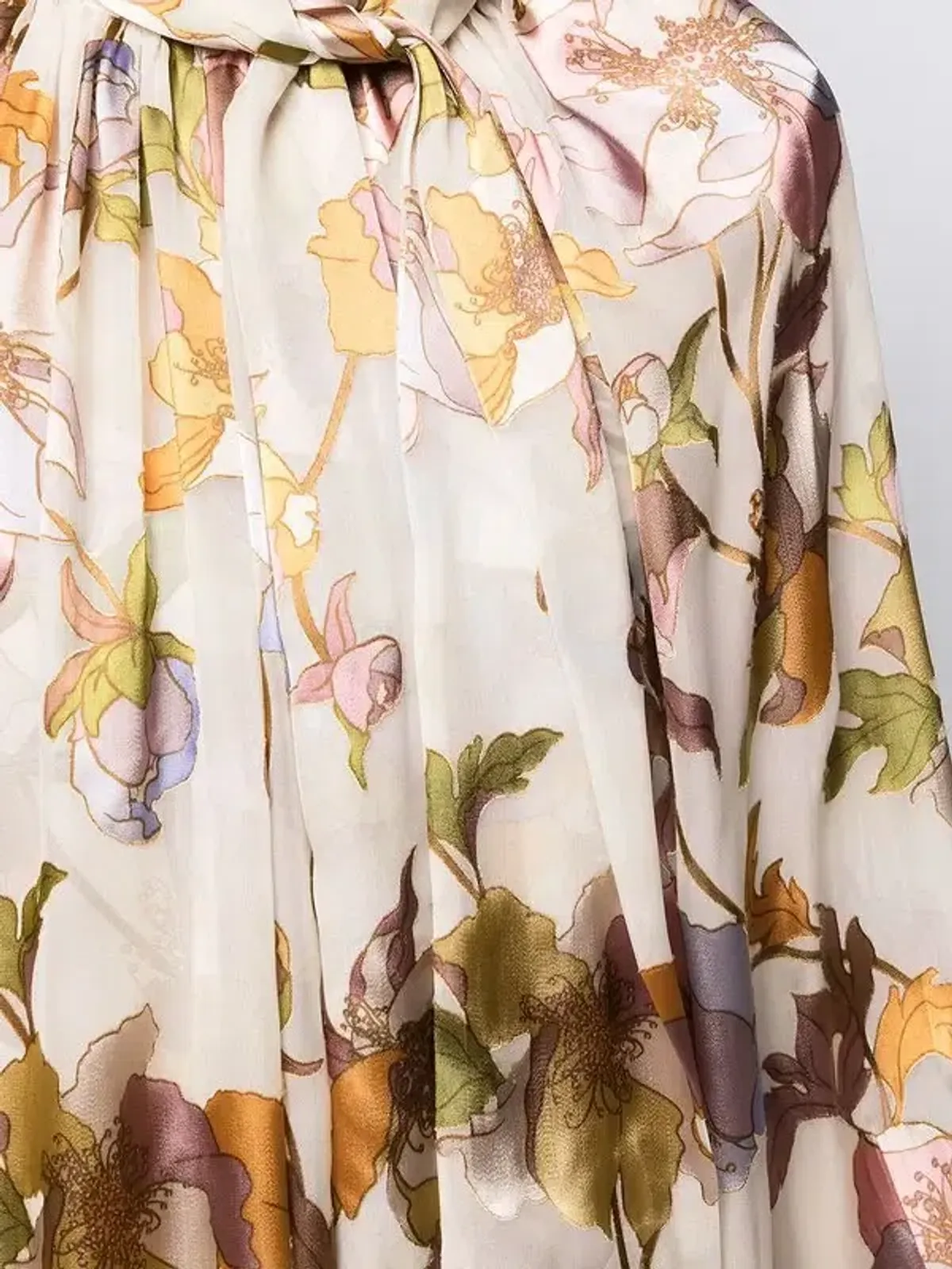 Zimmermann Tempo Swing Floral Silk Blouse Size AU 10 / 1 - Image 4